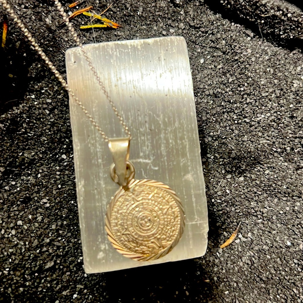 Necklace with silver charm
